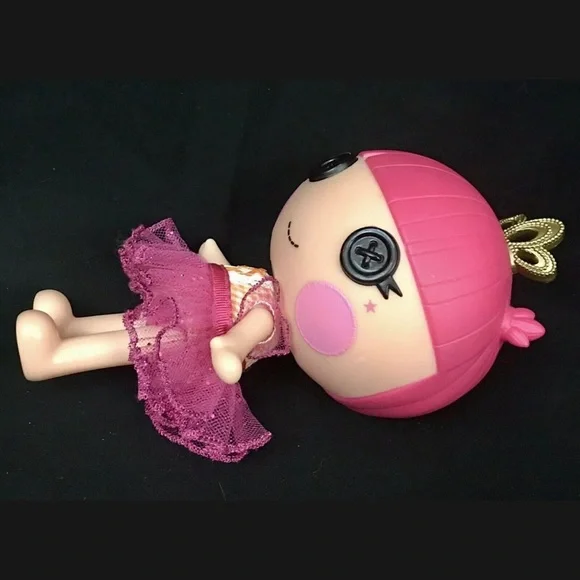 Lalaloopsy Littles Doll Twisty Tumbelina Cute Pink Hair Gold Crown MGA Toy - Picture 7 of 12